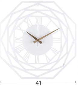 ΡΟΛΟΙ ΤΟΙΧΟΥ ΜΕΤΑΛΛΙΚΟ ΛΕΥΚΟ HM7459 41x41 εκ.