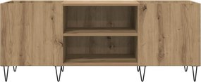 vidaXL Ντουλάπι δίσκων βινυλίου Artisan Oak 121 x 38 x 48 cm
