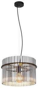 Κρεμαστό Φωτιστικό Οροφής 1xE27 Μαύρο Gorley 46-15698H Globo Lighting 46-15698H