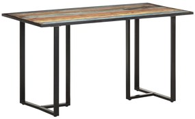 vidaXL Τραπεζαρία 140 εκ. από Μασίφ Ανακυκλωμένο Ξύλο