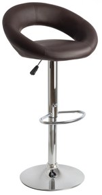 Bar Stool Rea  with gas lift and brownPU  54x40x99cm