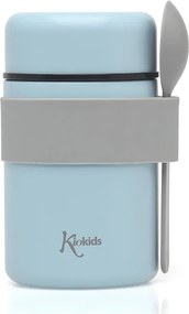 Βρεφικό Θερμός Φαγητού 500ml + Κουτάλι Kiokids Γαλάζιο 3597