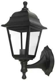 Απλίκα Φωτιστικό Τοίχου PLGP1 Πλαστικό IP44 E27 Aca-PLGP1B-Μαύρο PLGP1B