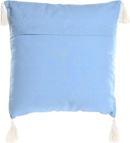 Μαξιλάρι DKD Home Decor Μπλε Λευκό 40 x 15 x 40 cm