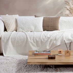 Γούνινο Ριχτάρι Τριθέσιου Καναπέ (150x300) Nef-Nef Homeware Vanjel Ecru