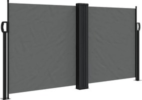 vidaXL Σκίαστρο Πλαϊνό Συρόμενο Ανθρακί 120 x 1000 εκ.