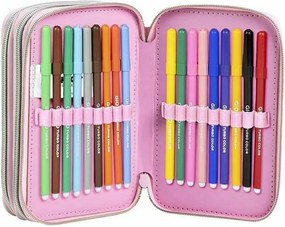 Κασετίνα Minnie Mouse Ροζ 12,5 x 6,5 x 19,5 cm