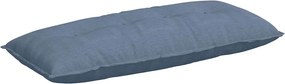 vidaXL Μαξιλάρι Πλάτης Μπλε 120 x 50 cm Υφασμάτινο Κορντουρά