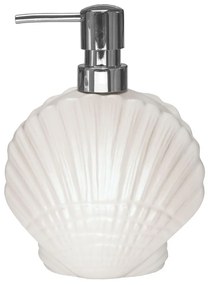 Δοχείο Κρεμοσάπουνου Concha 8668 13x17,5cm 100 White Kleine Wolke Ceramic