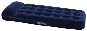 Bestway Αερόστρωμα 185x76x28 εκ. Βελουτέ με Ενσωματωμένη Τρόμπα Ποδιού