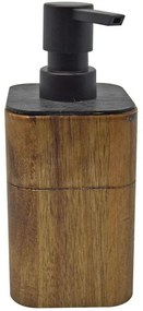 Δοχείο Κρεμοσάπουνου 824496 7,6x7,6x17,5cm Natural-Black Ankor Wood