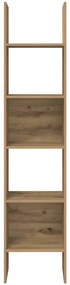 vidaXL Βιβλιοθήκη artisan δρυς 40 x 35 x 180 εκ. Επεξεργασμένο ξύλο