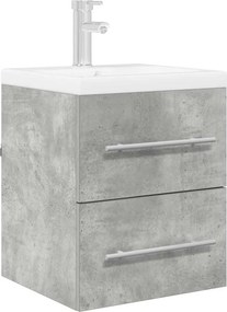 vidaXL Ντουλάπι νιπτήρα Σκυρόδεμα Γκρι 38,5 x 41 x 48 εκ