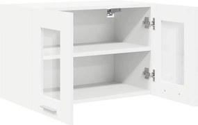 vidaXL Κρεμαστό ντουλάπι με αποθήκευση 2 pcs Λευκό 60 x 31 x 40 εκ
