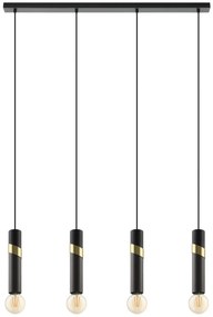 Φωτιστικό Κρεμαστό Eglo 39936 CEDRAL Μαύρο Ματ (Black Mat)|