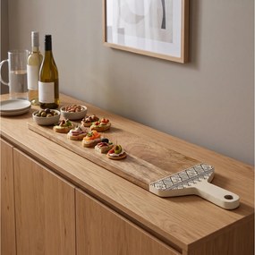 ΞΎΛΙΝΕΣ ΕΠΙΦΆΝΕΙΕΣ ΣΕΡΒΙΡΊΣΜΑΤΟΣ DUNE MANGO WOOD PRESENTATION BOARD, BLACK, 1M A1/M