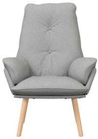vidaXL Χαλαρωτική Πολυθρόνα Σκούρο γκρι 69 x 74 x 93 εκ. ύφασμα