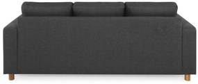 Γωνιακός Καναπές Scandinavian Choice C175, Δρυς, Ανθρακί, 214x143x80cm, Πόδια: Ξύλο | Epipla1.gr