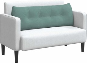 vidaXL Μαξιλάρι Πλάτης Θαλασσί 140 x 24 x 50 εκ Βελούδο