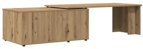 vidaXL Τραπεζάκι σαλονιού Artisan Oak 150x50x35 cm Κατασκευασμένο ξύλο