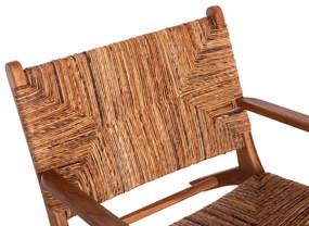 Καρέκλα - Πολυθρόνα TONDO C9914 Ξύλο TEAK - Ψάθα απο σχοινί Μπανάνας Φυσικό 69x74x68Υ εκ. 69x74x68 εκ.