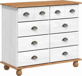 vidaXL Κλουβί ASKIM Λευκό 91 x 40 x 184 εκ. Στερεά ξυλεία πεύκου
