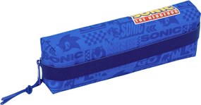 Κασετίνα Sonic Μπλε 22 x 4 x 7 cm