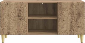 vidaXL Ντουλάπι TV 102 x 34,5 x 50 εκ. Artisan Δρυς Επεξεργασμένο Ξύλο