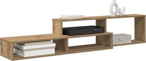 vidaXL ΡάφιΤηλεόρασηςΤοίχου 150x25x28,5εκ Επεξεργασμένο ξύλο