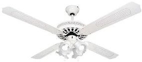 Ανεμιστήρας Οροφής Φ130 AC 60W Deco LINEME-02-00102-1-Λευκό 02-00102-1