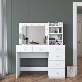 Τουαλέτα Μακιγιάζ Λευκό BRUFLER 110x40x141.8