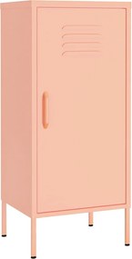 vidaXL Ντουλάπι Αποθήκευσης Ροζ 42,5x35x101,5 εκ. από Ατσάλι