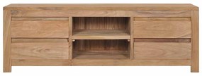 vidaXL Έπιπλο Τηλεόρασης 115x30x40 εκ. από Μασίφ Ξύλο Teak