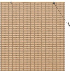 vidaXL Ρόλερ με κουρτίνες Φύση 150 x 160 cm Μπαμπού