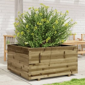 vidaXL Ζαρντινιέρα Κήπου 90x90x49,5 εκ. από Εμποτισμένο Ξύλο Πεύκου