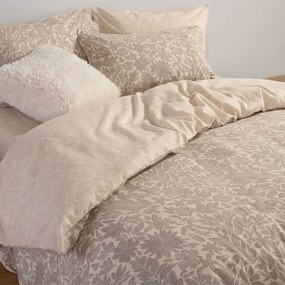 Φανελένια Σεντόνια Μονά (Σετ) Nef-Nef Homeware Flannel Issual Grey