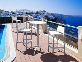 Τραπέζι πολυπροπυλένιου Octopus Bar Φ60 Mπέζ