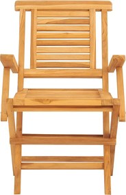 vidaXL Πτυσσόμενες Καρέκλες 8 τεμ. 56x63x90 εκ. Μασίφ Ξύλο Teak