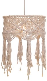 Φωτιστικό Κρεμαστο Aca TF20221P THASSOS Μπεζ/Κρεμ (Beige/Creme)