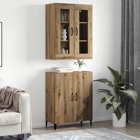 vidaXL Highboard 2 pcs Artisan Oak 69,5 x 34 x 180 εκ.