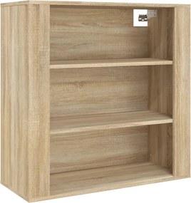 vidaXL Ντουλάπι Τοίχου Sonoma Δρυς 80x33x80 εκ. Επεξεργασμένο Ξύλο