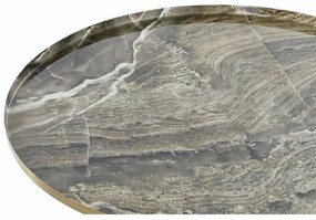 Βοηθητικό Τραπεζάκι DKD Home Decor Καφέ Χρυσό 51 x 51 x 51 cm