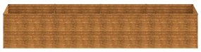 Ζαρντινιέρα 386 x 100 x 69 εκ. από Ατσάλι Σκληρυθέν στον Αέρα - Καφέ