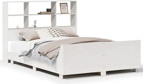 vidaXL Σκελετός Κρεβ. Χωρίς Στρώμα Λευκό 160x200 εκ Μασίφ Πεύκο