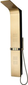 Sparke Clora 01 Gold Brushed - Στήλη υδρομασαζ 3 εξοδων