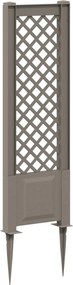 vidaXL Πλέγμα με Ακίδα Γκρι 43 x 6 x 165 εκ. PP