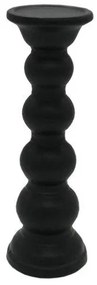 Κηροπήγιο Κεραμικό Μαύρο Art Et Lumiere 11x32,5εκ. 30520