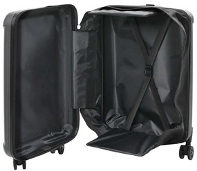 vidaXL Βαλίτσα Σκούρο γκρι 34 x 23 x 55.5 εκ. ΑΒΣ Πλαστικό