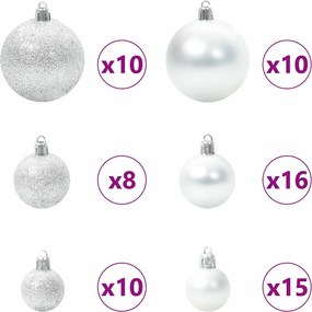 vidaXL Τεχνητό Χριστουγεννιάτικο Δέντρο με 300 LED Πράσινο 240 cm