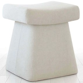 Σκαμπό Gurrata 209FLF1447 50x38x48cm Cream